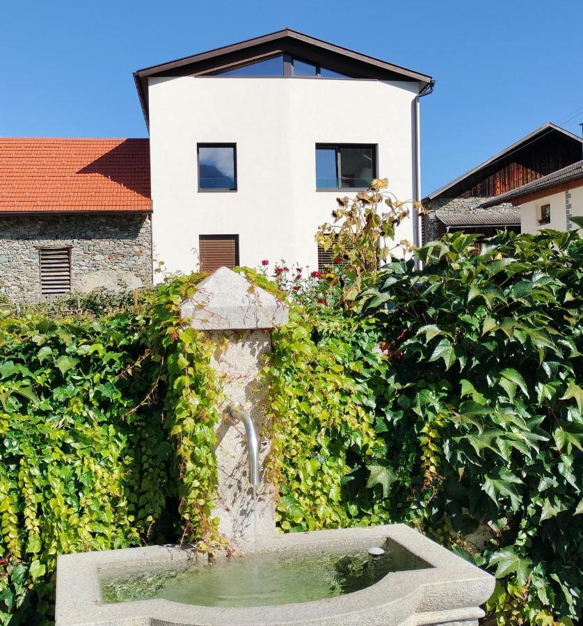 Ferienwohnung Haus Am Brunnen Prad am Stilfserjoch Exterior foto